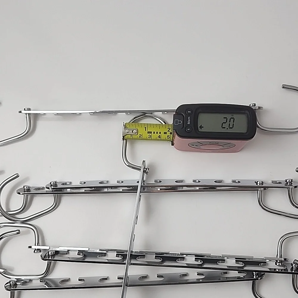 Metal Multiport Space Saving Hangers 7 Hangers Unbranded Silver